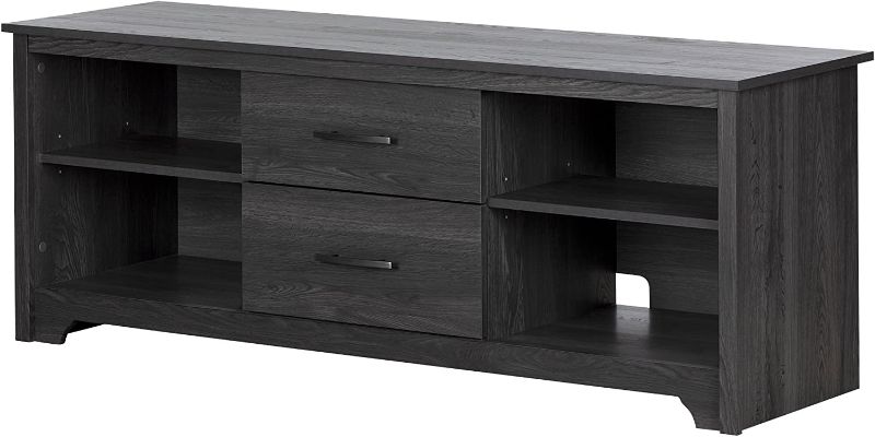 Photo 1 of **MINOR DAMAGE* South Shore Furniture 11839 FCaion TV Stand with Drawers , Gray Oak
