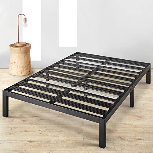 Photo 1 of **PARTS ONLY** Mellow Rocky Base E 14" Platform Bed Heavy Duty Steel Black, W/ Patented Wide Steel Slats (No Box Spring Needed) - California King
