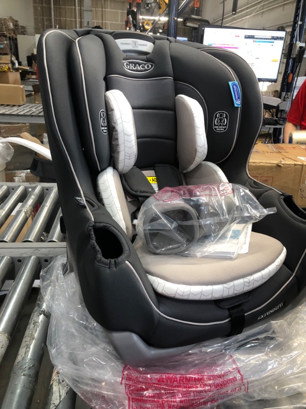 Photo 2 of Graco SlimFit 3 in 1 Car Seat -Slim & Comfy Design Saves Space in Your Back Seat, Darcie, One Size
