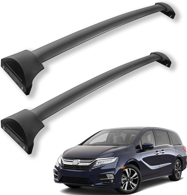 Photo 1 of ** MISSING THE ONE  END CAP AND MIGHT BE MISSING SOME HARDWARE **
MOSTPLUS Roof Rack Cross Bars Compatible with 2018 2019 2020 Honda Odyssey Cargo Racks Rooftop Luggage Canoe Kayak Carrier Rack
