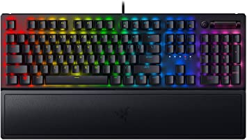 Photo 1 of Razer BlackWidow V3 Mechanical Gaming Keyboard: Green Mechanical Switches - Tactile & Clicky - Chroma RGB Lighting - Compact Form Factor - Programmable Macro Functionality, Classic Black