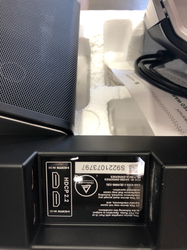 Photo 1 of *UNABLE TO TEST* Nakamichi Shockwafe Ultra 9.2.4 Channel 1000W Dolby Atmos/DTS:X Soundbar with Dual 10" Subwoofers (Wireless) & 4 Rear Surround Speakers. Enjoy Plug and Play Explosive Bass & High End Cinema Surround
