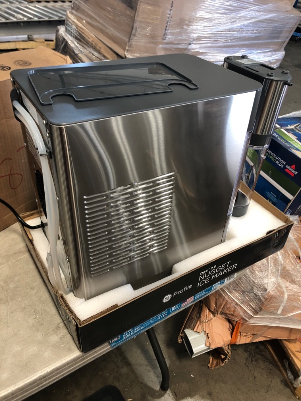 Photo 4 of ***PARTS ONLY*** GE Profile Opal 2.0 | Countertop Nugget Ice Maker with Side Tank | Ice Machine with WiFi Connectivity | Smart Home Kitchen Essentials | Stainless Steel

