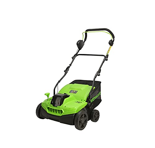 Photo 1 of Greenworks 40v (2-in-1) Dethatcher / Scarifier, Battery and Charger Not Included, DT40B00
