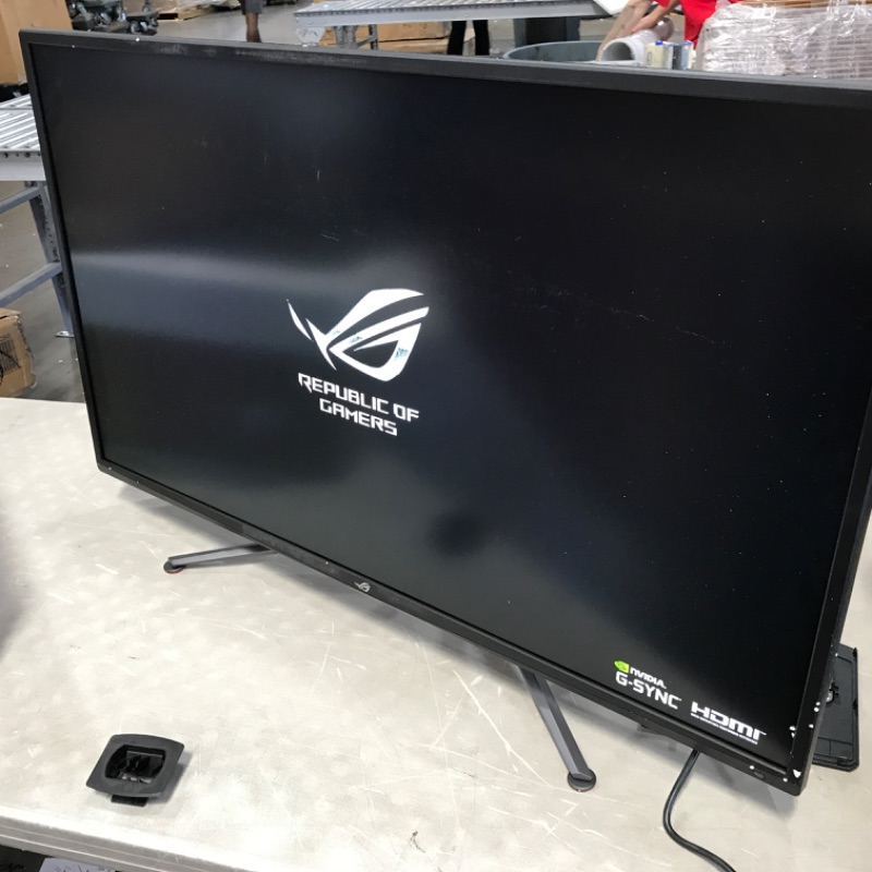 Photo 6 of ASUS ROG Swift PG43UQ 43” 4K HDR DSC Gaming Monitor, (3840 x 2160), 144Hz, G-SYNC Compatible, 1ms, Eye Care, DisplayHDR 1000, DisplayPort HDMI USB, Aura Sync
