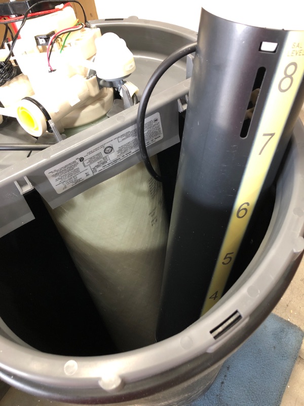 Photo 7 of **PARTS ONLY**DAMAGED** Kenmore 350 Water Softener With High Flow Valve | Reduce Hardness Minerals & Clear Water Iron | Whole Home Water Softener | Easy To Install | Reduce Hard Water In Your Home , Black
