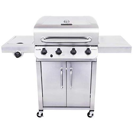 Photo 1 of **MISSING PARTS**DAMAGED** Char-Broil 463375919 Performance Stainless Steel 4-Burner Cabinet Style Liquid Propane Gas Grill
