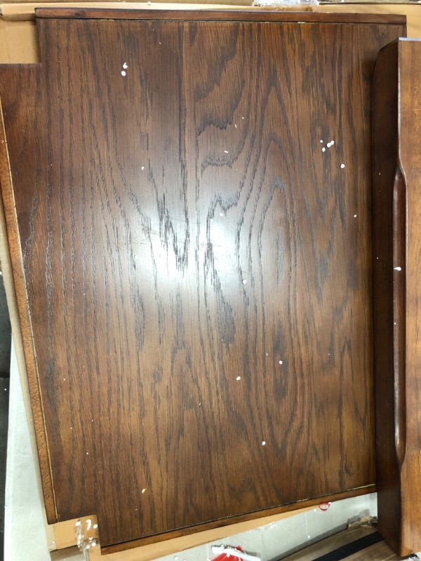 Photo 6 of **Damaged* MISSING HARDWARE* Signature Design by Ashley Woodboro Traditional Square End Table with Drawer, Dark Brown
