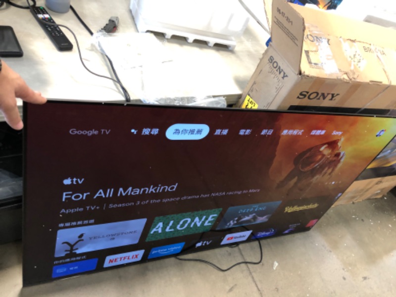 Photo 1 of Sony A80J 65 Inch TV: BRAVIA XR OLED 4K Ultra HD Smart Google TV with Dolby Vision HDR and Alexa Compatibility XR65A80J- 2021 Model, Black
