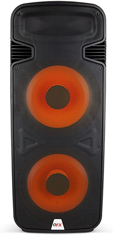 Photo 1 of QFX E-B3 Bluetooth Professional High-Power Speaker (2021 Model), Party led