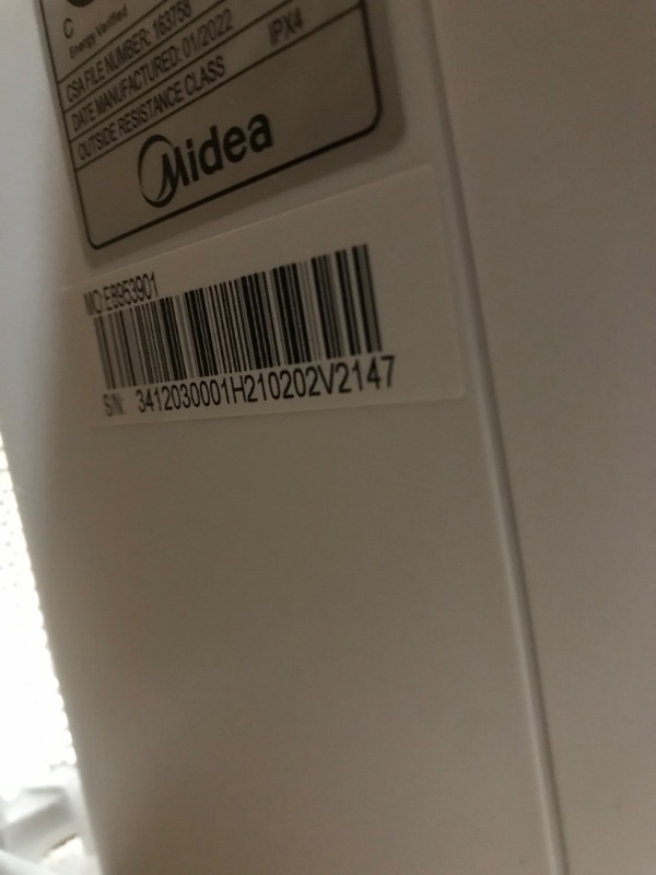 Photo 2 of **DAMAGED** Midea U Inverter Window Air Conditioner 10,000BTU, U-Shaped AC with Open Window Flexibility, Robust Installation,Extreme Quiet, 35% Energy Saving, Smart Control, Alexa, Remote, Bracket Included