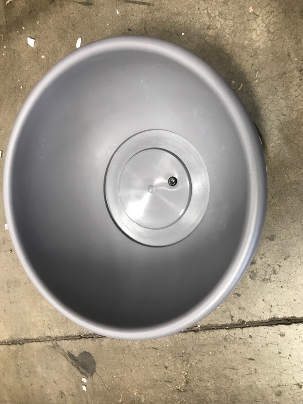 Photo 2 of 18" Round Plastic Garden Bowl - the HC Companies 20"x20"x7" in Warm Gray Color
