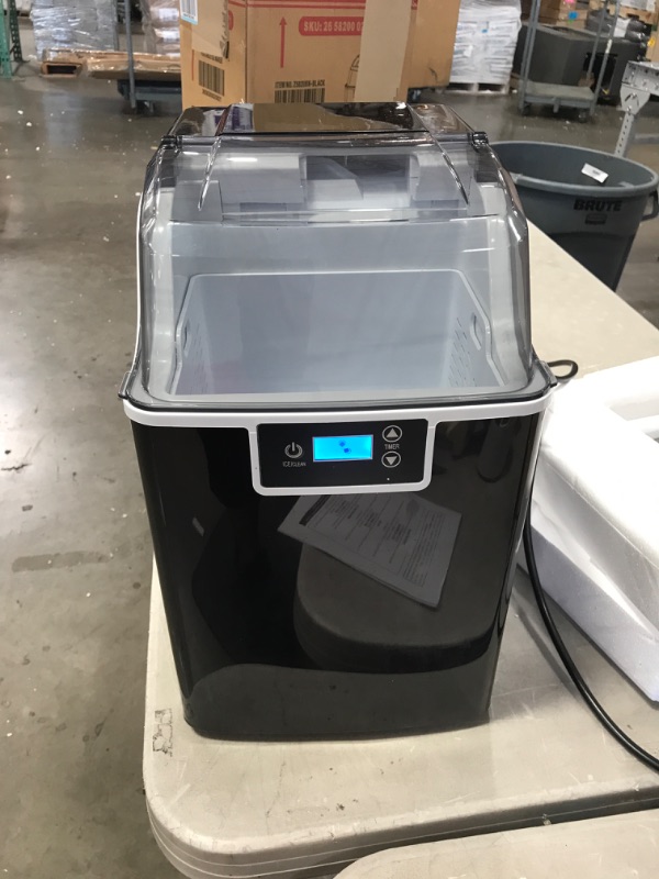 Photo 1 of AGLUCKY Ice Makers Countertop,Protable Ice Maker Machine with Handel,Self-Cleaning Ice Maker, 26Lbs/24H, 9 Ice Cubes Ready in 8 Mins, for Home/Office/Kitchen
