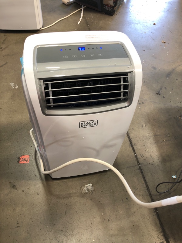 Photo 2 of ***PARTS ONLY*** BLACK+DECKER BPACT12WT Large Spaces Portable Air Conditioner, 12,000 BTU, White
