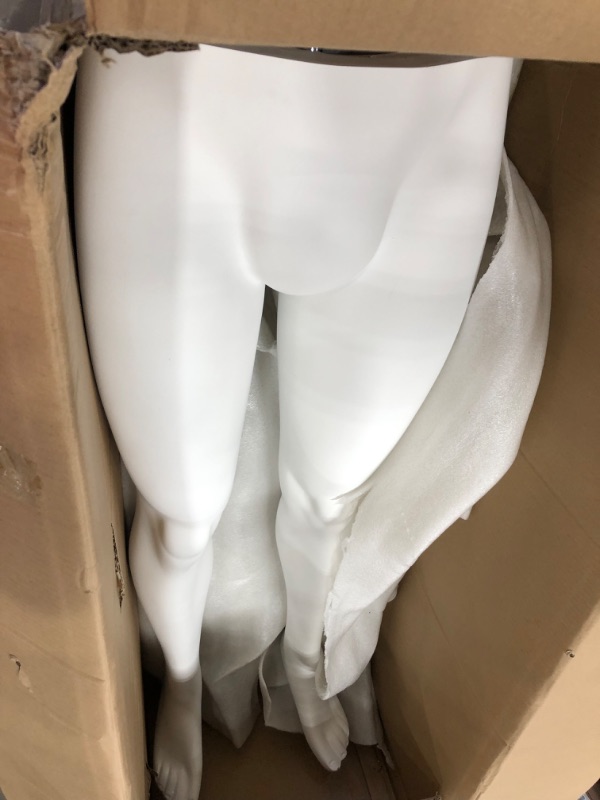 Photo 7 of **DAMAGED**MISSING PARTS** Newtech Display MAM-GHOSTFULL/WHT Photography Ghost Male Mannequin, Full Body, Matte White