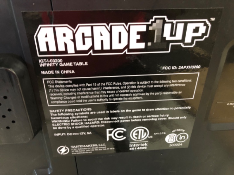 Photo 9 of **POWERS ON BUT DOESNT DISPLAY SCREEN** Arcade1Up - 32" Infinity Game Table