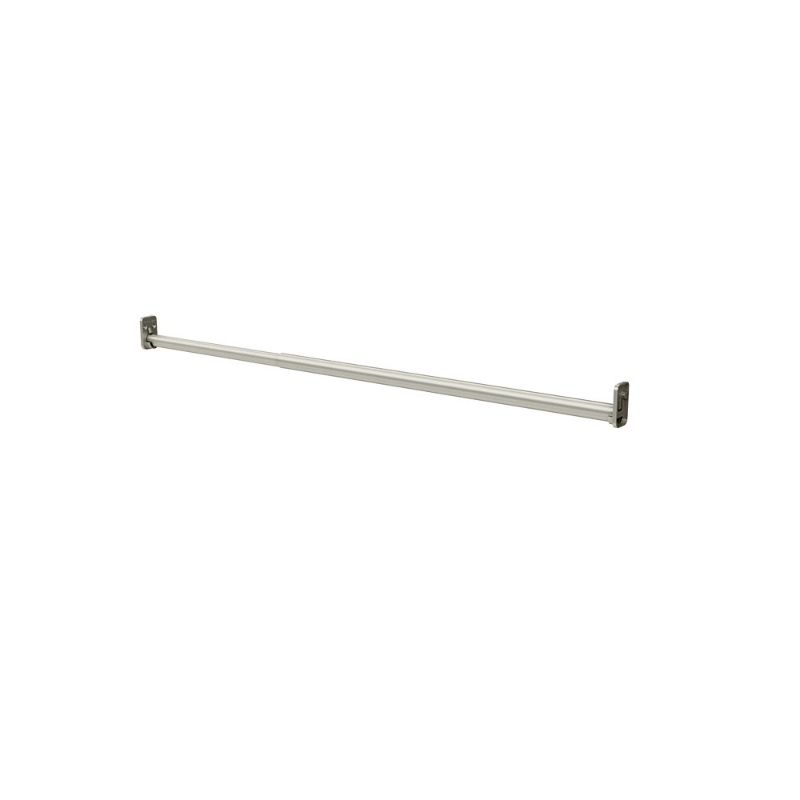 Photo 1 of 3-pack **ClosetMaid Style+ 26.5 in. Satin Nickel Adjustable Hang Rod
