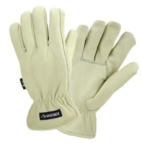 Photo 1 of Large Grain Cowhide Water Resistant Leather Work Glove