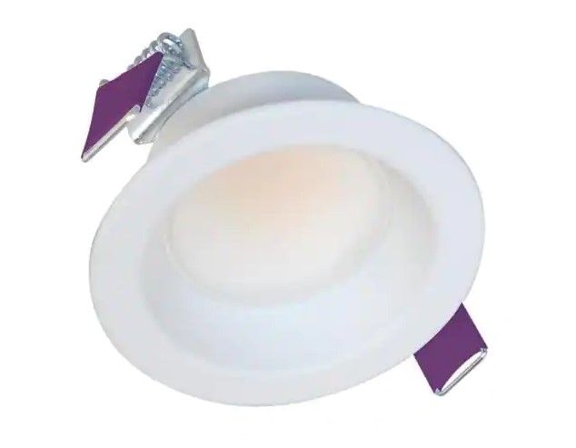 Photo 1 of 2 in. Selectable CCT Integrated LED Retrofit Module White Recessed Light with Surface Mount Trim
