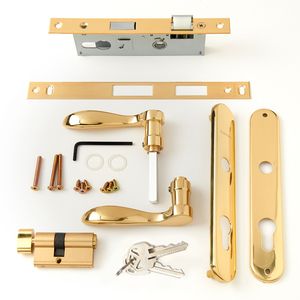 Photo 1 of Classic Handle Set (41597) Brass Classic Handle Sets for 1 1/4" Thick Aluminum Storm Doors 