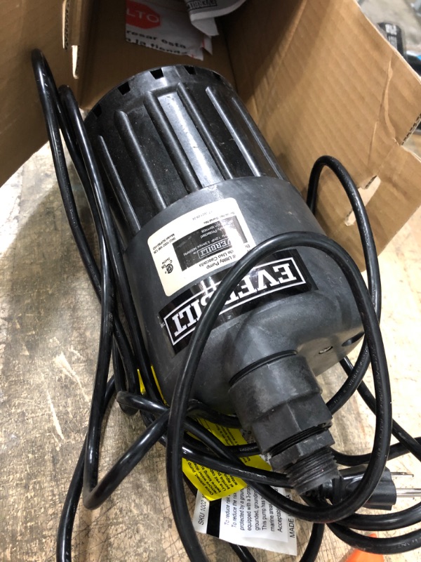 Photo 3 of 1/2 HP Waterfall Submersible Utility Pump
