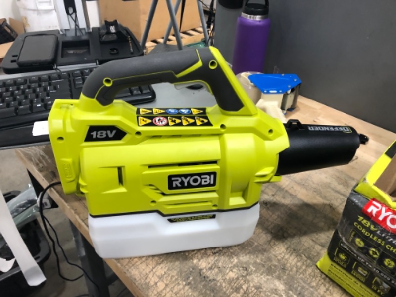 Photo 1 of ONE+ 18V Cordless Battery Fogger/Mister with 2.0 Ah Battery and Charger TESTED AND FUNCTIONS