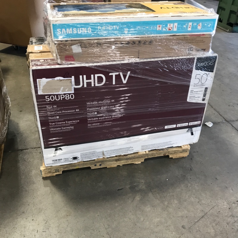 Photo 3 of PALLET OF 8 DAMAGED TVS AND MONITORS... NO REFUNDS OR RETURNS 