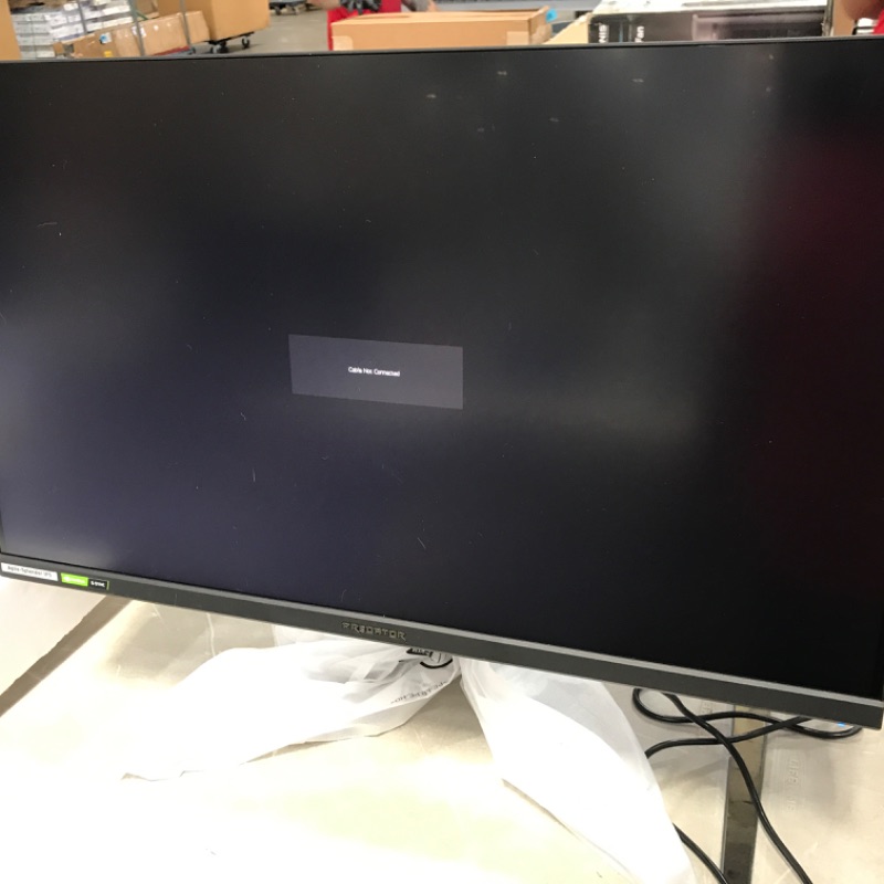 Photo 3 of Acer Predator XB323U GPbmiiphzx 32" WQHD (2560 x 1440) IPS NVIDIA G-SYNC Compatible Monitor, VESA Certified DisplayHDR600, Up to 0.5ms, 170Hz, (1 x Display Port, 2 x HDMI and 4 x USB 3.0), Black
