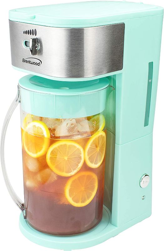 Photo 1 of Brentwood KT-2150BL Iced Tea and Coffee Maker with 64 Ounce Pitcher, Blue
