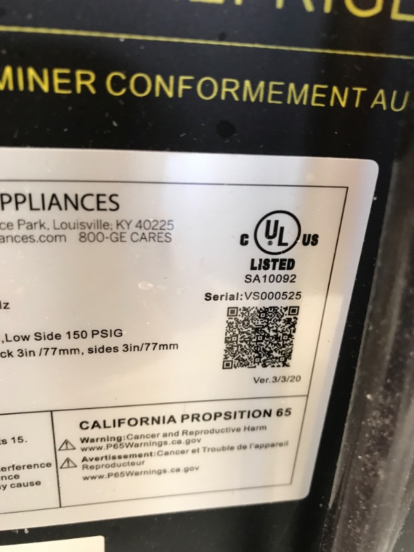 Photo 4 of *UNABLE TO TEST*GE Profile Opal Ice Dispenser | Countertop Nugget Ice Maker with Ice Dispenser & 1-Gallon Side Tank