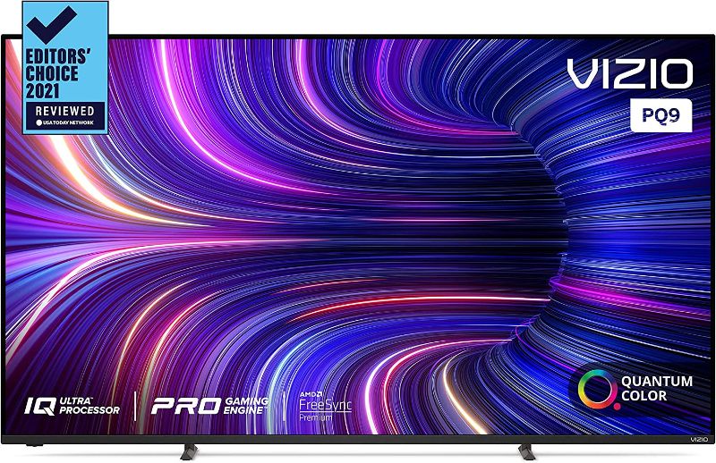 Photo 1 of ** SCREEN NOT CRACKED DOES NOT POWER ON***VIZIO 65-Inch P-Series 4K QLED HDR Smart TV w/Voice Remote, Dolby Vision, 4K 120Hz Gaming, Alexa Compatibility, P65Q9-J01, 2021 Model
