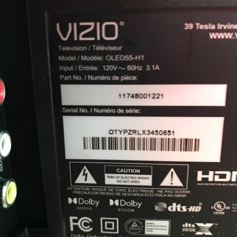 Photo 5 of VIZIO 55-Inch OLED Premium 4K UHD HDR Smart TV with Dolby Vision, HDMI 2.1, 120Hz Refresh Rate, Pro Gaming Engine, Apple AirPlay 2 and Chromecast Built-in - OLED55-H1
