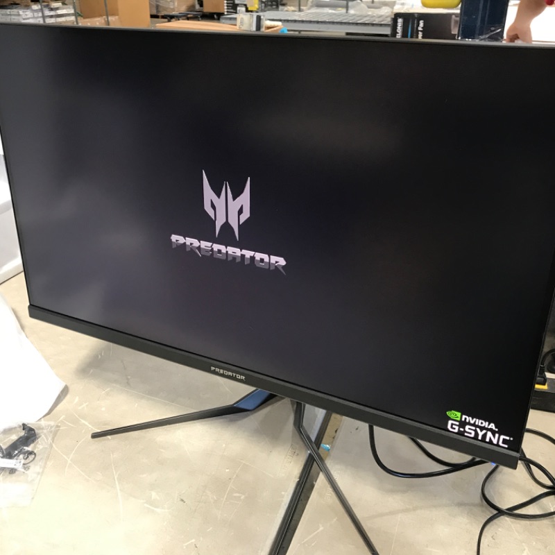 Photo 2 of Acer Predator XB323U GPbmiiphzx 32" WQHD (2560 x 1440) IPS NVIDIA G-SYNC Compatible Monitor, VESA Certified DisplayHDR600, Up to 0.5ms, 170Hz, (1 x Display Port, 2 x HDMI and 4 x USB 3.0), Black
