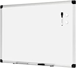 Photo 1 of (SLIGHT BENT; MISSING MARKERS/MAGNETS) Amazon Basics Magnetic Dry Erase White Board, 36 x 24-Inch Whiteboard - Silver Aluminum Frame