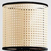 Photo 1 of (STOCK PIC INACCURATELY REFLECTS ACTUAL PRODUCT) basket weave lamp shade with black trim