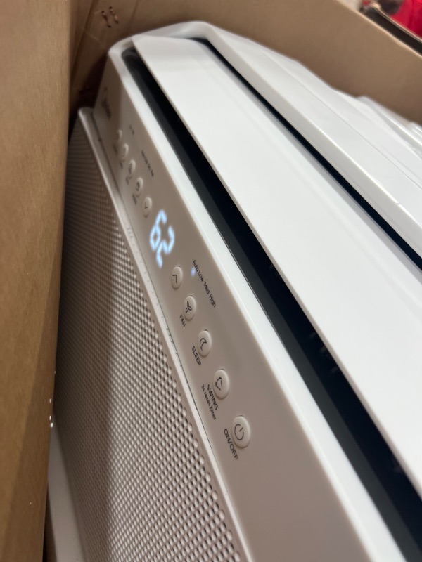Photo 1 of Midea 12,000 BTU U-Shaped Smart Inverter Window Air Conditioner–Cools up to 550 Sq. Ft., Ultra Quiet with Open Window Flexibility, Works with Alexa/Google Assistant, 35% Energy Savings, Remote Control