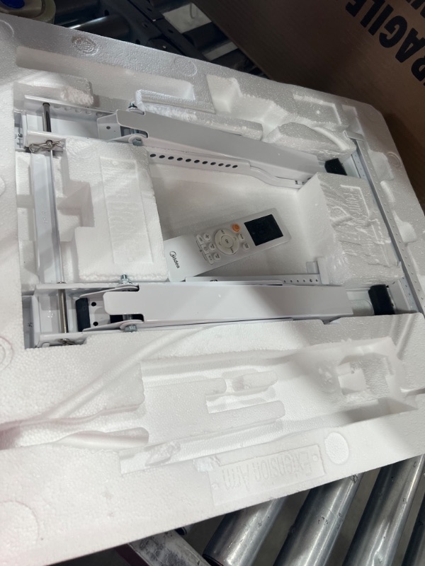 Photo 1 of Midea 12,000 BTU U-Shaped Smart Inverter Window Air Conditioner–Cools up to 550 Sq. Ft., Ultra Quiet with Open Window Flexibility, Works with Alexa/Google Assistant, 35% Energy Savings, Remote Control