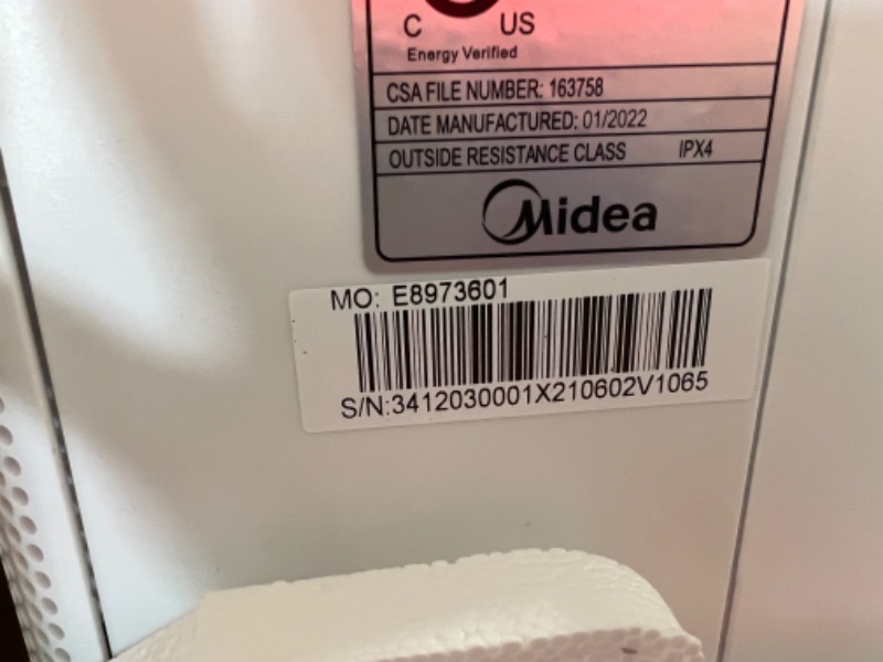 Photo 1 of Midea 12,000 BTU U-Shaped Smart Inverter Window Air Conditioner–Cools up to 550 Sq. Ft., Ultra Quiet with Open Window Flexibility, Works with Alexa/Google Assistant, 35% Energy Savings, Remote Control