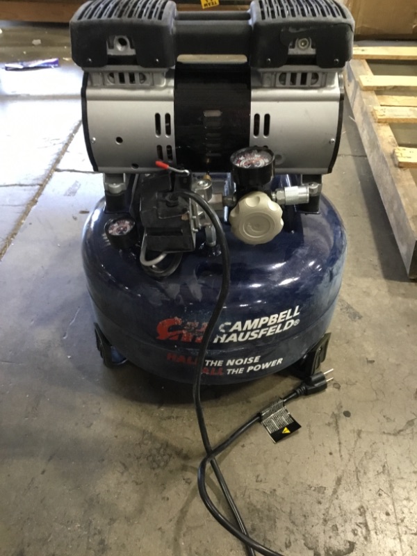 Photo 2 of Campbell Hausfeld 6 Gal. Electric Pancake Quiet Air Compressor
