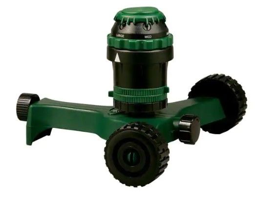 Photo 1 of ***Color: Grey/black*** Orbit Gear Drive Sprinkler on Base, 5000 sq. ft.
