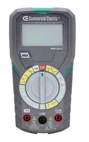 Photo 1 of Commercial Electric Manual Ranging Multimeter