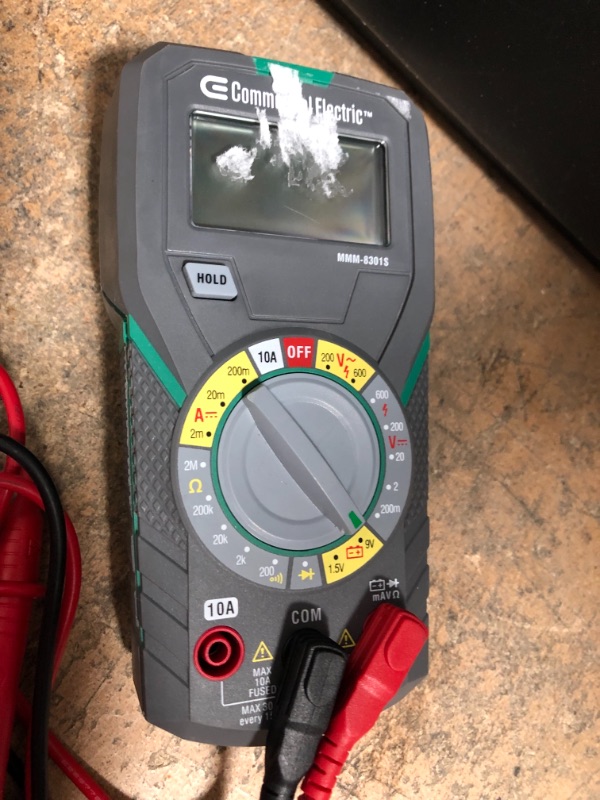 Photo 3 of Commercial Electric Manual Ranging Multimeter