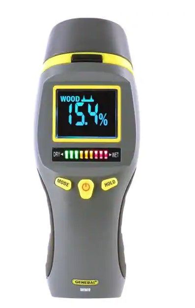 Photo 1 of General Tools
Combo Pin and Pinless Moisture Meter for Water Damage and Mold Prevention