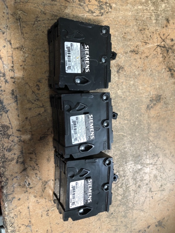 Photo 2 of Bundle of 3
Siemens 50 Amp Double-Pole Type QP Circuit Breaker