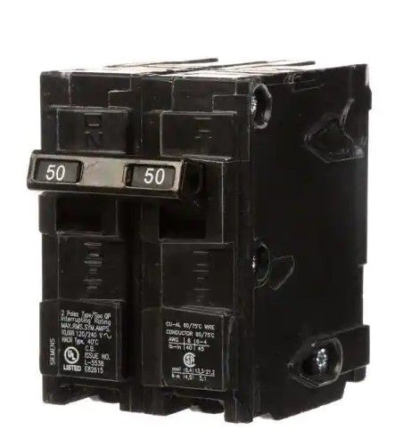 Photo 1 of Bundle of 3
Siemens 50 Amp Double-Pole Type QP Circuit Breaker