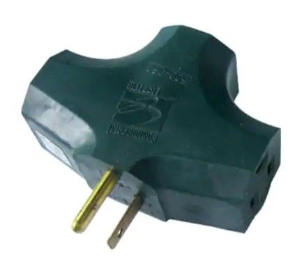 Photo 1 of 3-to-1 Adapter, Green 4 pack 