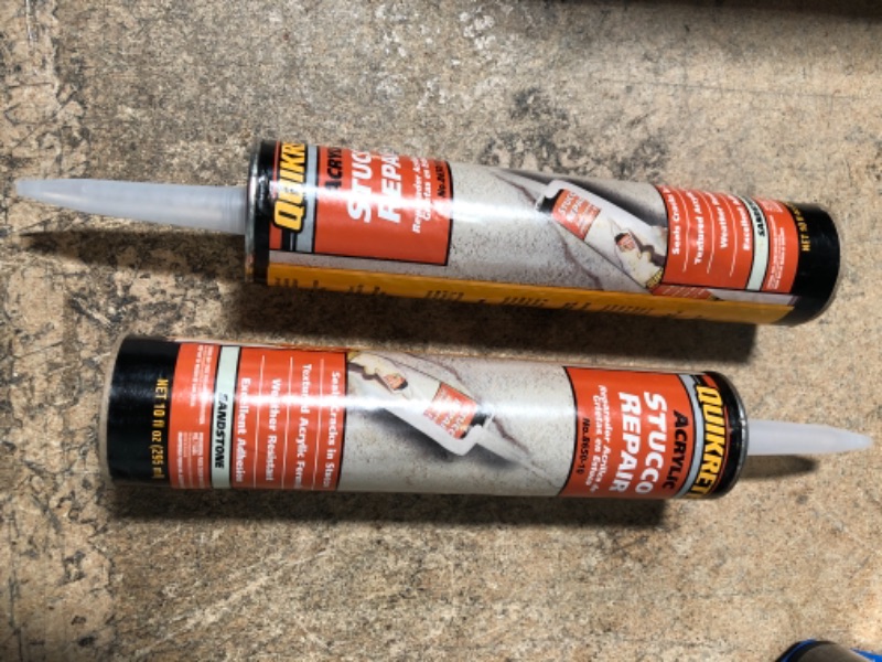 Photo 2 of 10 Oz. Stucco Repair Sealant 2 pack 
