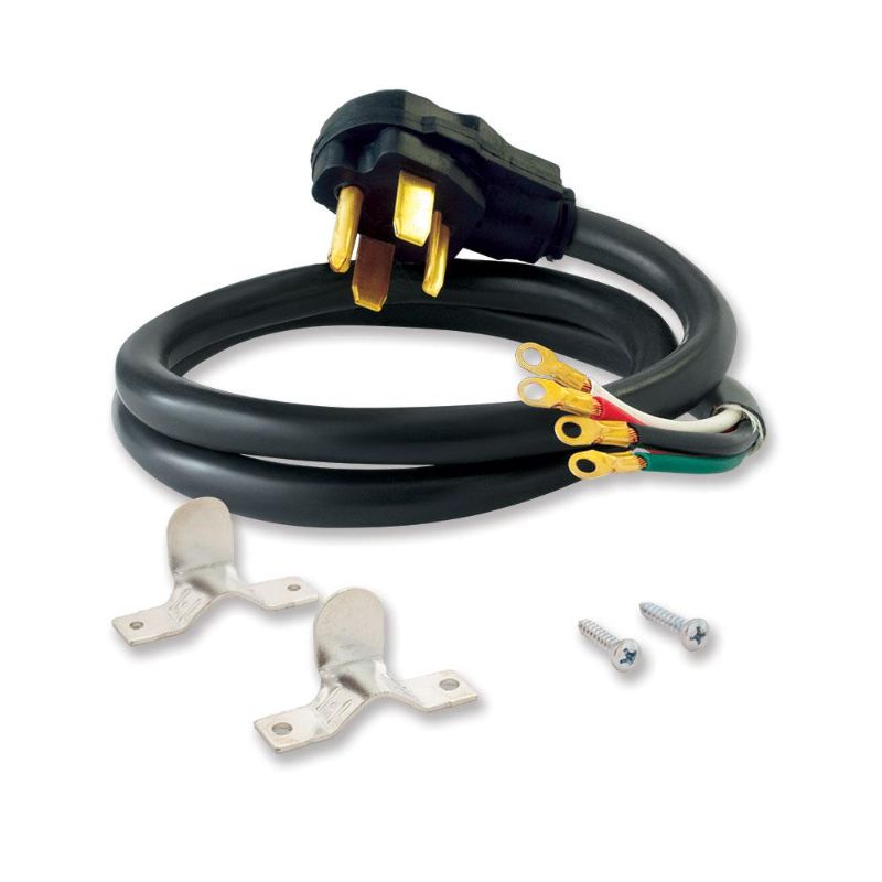 Photo 1 of Everbilt 6 Ft. 4-Prong 30 Amp Dryer Cord
