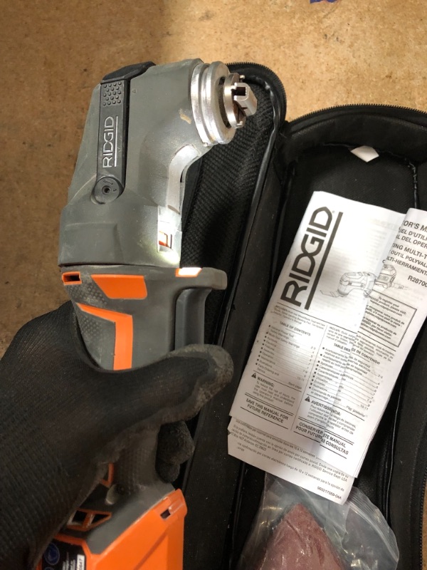 Photo 3 of RIDGID
4 Amp Corded Oscillating Multi-Tool