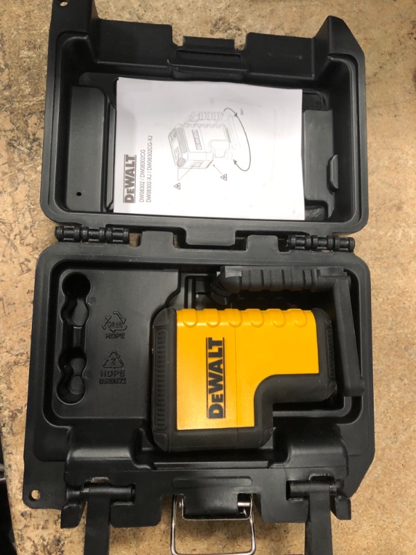 Photo 1 of DeWalt DW08302 Red 3 Spot Laser Level
